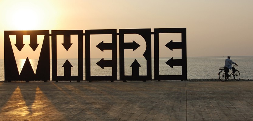 Sculptures in Batumi Boulevard