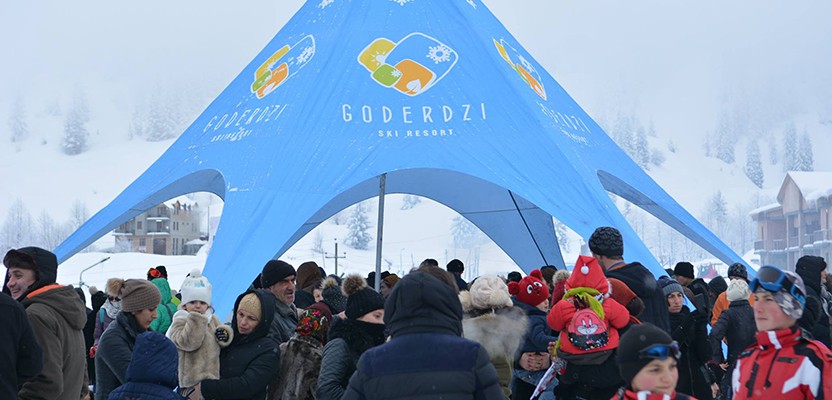 Winter tourist season has opened at Goderdzi Resort