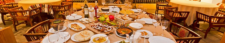 Грузинская кухня с Аджарскими блюдами и особеннымы винами